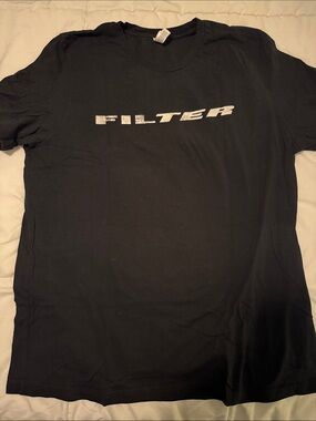Filter concert Black Short Sleeve Men's Tee